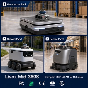 เซ็นเซอร์ LiDAR 3 มิติ Livox Mid-360S 360 ระยะการมองเห็น 40 เมตร สำหรับการหลบหลีกสิ่งกีดขวางของหุ่นยนต์ การนำทางอัตโนมัติ ได้รับการรับรองมาตรฐาน CE Livox Mid-360S - Product Image 4
