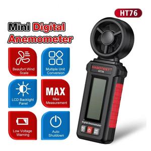 HT76 Digital Handheld High Accuracy Anemometer Wind Speed Meter for Outdoor Sailing and <b>Drone</b> Use Weather Measurement HT76 Digit - Product Image 3