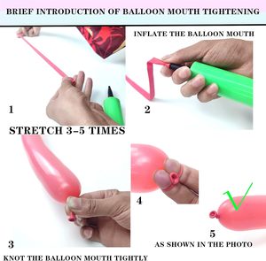 260 Globos, Látex Premium Largo para Torcer, para Cumpleaños, Bodas, Festivales, <span class=keywords><strong>Fiestas</strong></span>, Paquete <span class=keywords><strong>de</strong></span> 100 en Colores Pastel - Product Image 4