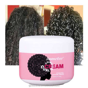 Crème Coiffante Anti-Frisottis <span class=keywords><strong>pour</strong></span> Cheveux Naturels, Hydratation Intense, Adoucissante, Définition des <span class=keywords><strong>Boucles</strong></span> Bio, 145g - Product Image 1