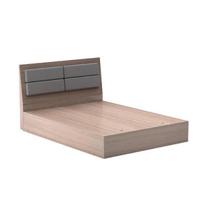 Custom Economical Durable Commercial Furniture Modern Bedroom Sets Simple Wood Base <b>Bed</b> <b>Frame</b> for Hotel Airbnb Rental Apartment - Product Image 3