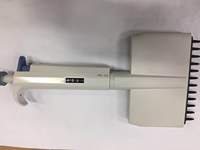 LABTEX Pipettes mécaniques multi-canaux TopPette pour laboratoire, 12/8 canaux, réglables, pour plaques standard à 96 puits