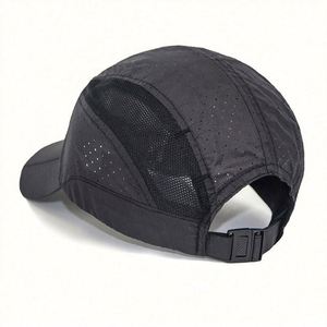 Casquette de baseball personnalisée à séchage rapide, imperméable en nylon, pour activités de plein air, course estivale, non structurée, à calotte souple - Product Image 4