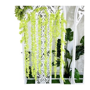 Guirlande d'hortensias artificiels Queyiyi, 2m, fleurs en soie, décoration pour arche de mariage, décoration murale pour la maison - Product Image 5