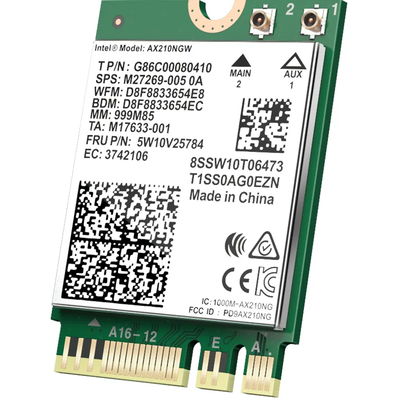 COMFAST CF-AX210-M BT5.2 802.11ax การ์ดเครือข่าย WiFi 6E AX210 PCI-E WiFi การ์ด AX3000 AX210NGW WiFi Adapter