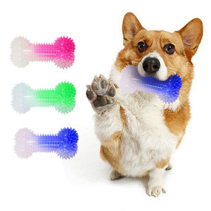 La migliore vendita di fabbrica illumina il giocattolo da masticare per cani stridulo bagliore scuro che rimbalza l'agilità giocattolo da masticare per cani da notte all'aperto - Product Image 6