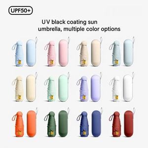 5つ折りミニポリエステル手作り日傘兼雨傘ポケット折りたたみ傘ビジネス販促ギフトUVカットカスタムロゴ入り - Product Image 6