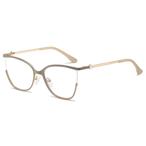 نظارات عالية الجودة للنساء لعام 2025، إطار فاخر مضاد للضوء الأزرق بتصميم خاص على الذراع مع الماس - Product Image 5