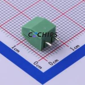 KF350-3.5-2P Screw Terminal Block Through hole Component (THT),P=3.5mm Connector 1x2P 3.5mm Green Through Hole - Product Image 2