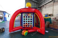 Jeux de sport gonflables commerciaux Lilytoys Jeux interactifs gonflables 4 en un jeux pour les ventes