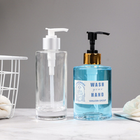200ml 250ml 400ml Verre Main Corps Lavage Visage Nettoyant Bouteille Écologique Corps Lavage Liquide Savon Mousse Verre Pompe Bouteilles