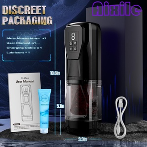 Masturbador Automático para Hombres, Juguetes Sexuales Masculinos <span class=keywords><strong>con</strong></span> 7 Funciones de Empuje, Rotación, Vibración y Lamido, Masturbadores de Manos Libres - Product Image 6