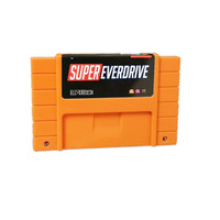 Vente en gros de nouvelles cartouches de jeu SUPER GAMES SNES rétro, cartouche de jeu SUPER EVERDRIVE, matériau ABS plastique, parfaitement compatible