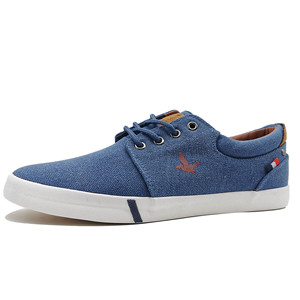 Biểu Tượng Tùy Chỉnh Người Đàn Ông Của Lưu hóa Vải Giày Phẳng <span class=keywords><strong>OEM</strong></span> Đi Bộ Giản Dị Giày Cho Tất Cả Các Mùa-Mùa Hè Mùa Xuân Mùa Thu Mùa Đông - Product Image 3