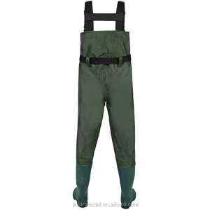 Salopette imperméable <span class=keywords><strong>de</strong></span> pêcheur en PVC épais personnalisé durable et résistant pantalon <span class=keywords><strong>de</strong></span> pêche bavoirs <span class=keywords><strong>de</strong></span> <span class=keywords><strong>pluie</strong></span> équipement <span class=keywords><strong>de</strong></span> mauvais temps - Product Image 3