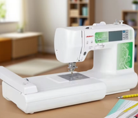 Machine à coudre manuelle haute vitesse HK-890B, nouvelle version mini, avec engrenages et composants à roulements, idéale pour les débutants, facile à utiliser
