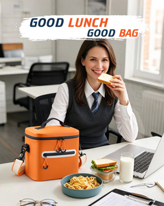 Custom Tarpaulin Cooler <b>Bag</b> Portable Insulated Shoulder <b>Bag</b> Waterproof Leak-Proof 7L Casual Letter Lunch Beverage Travel Camping - Product Image 3