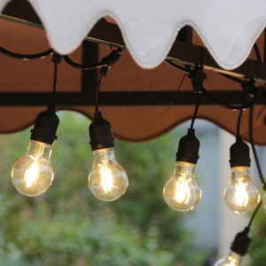 Luces de fiesta E27 douille A60 <span class=keywords><strong>guirlande</strong></span> d'ampoule LED fête de vacances <span class=keywords><strong>guirlande</strong></span> <span class=keywords><strong>lumineuse</strong></span> vintage patio globe 48 pieds extérieur - Product Image 4