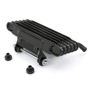 Resfriador de Óleo de Motor Preto para Motocicletas <span class=keywords><strong>Honda</strong></span> Yamaha 200mm 125CC-250CC Universal - Product Image 6