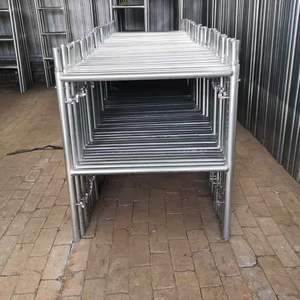 Torre di Ponteggio Tubolare in Metallo ad Alta Resistenza per <span class=keywords><strong>Costruzioni</strong></span>, Ponteggio con Telaio in Acciaio - Product Image 5