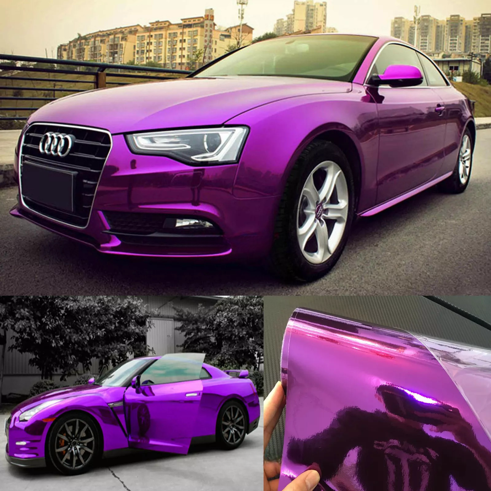 Chrome Mirror Purple
