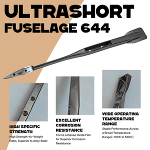 OEM/ODM โครงสร้างไทเทเนียมขนาด 644 มม./765 มม. ใช้ร่วมกับ AXIS Foils ได้  ความแข็งแรงและความทนทานสูง 644 มม. OEM/ODM 644 มม./765 มม. ไทเทเนียม - Product Image 3