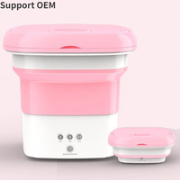 Bain à ultrasons pour la maison, voyage, baignoire simple, Mini sous-vêtements portables, chaussettes, seau pliant, autre Machine à laver/mini lavadoras