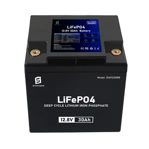 12 V 30 Ah Lifepo4 Batterie Bleisäure-Batterieersatz 12,8 V 50 Ah 40 Ah 200 Ah 30 Ah für Zuhause Solarsystem