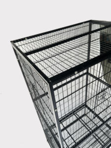 Özelleştirilmiş doğrudan siyah Metal tel lüks büyük güvercin papağan Pet çıkarılabilir tekerlekler ile üreme kafesleri kuş kafesi - Product Image 6