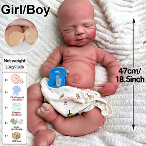 Hyperrealistische Silikon Reborn-Puppen, 30-Schichtige Hautbemalung mit Marmorierungseffekt, Pascale 20 Zoll Junge/Mädchen, OEM, Maßanfertigung, Großhandel - Product Image 5