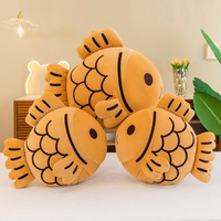 Boneka Taiyaki Jepang Grosir, Bahan Ramah Kulit, Isian Empuk, Bantal Istirahat Kantor, Bantal Dekorasi Rumah, Hadiah Teman Anak