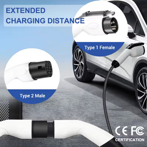 Câble d'extension de charge pour véhicule électrique certifié CE, nouveau, SAE J1772 - Qualité professionnelle - Product Image 2