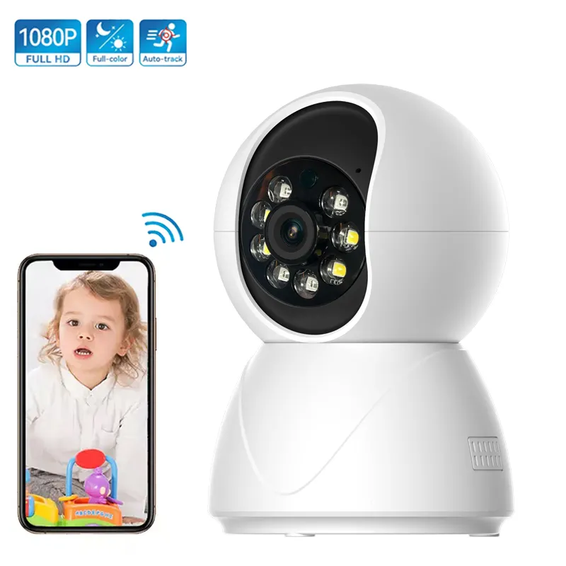 1080 Smart Wireless Baby Pet Camera Two way Audio Babyphone 360 Home Security Wifi Video Baby Monitor