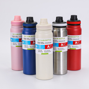 Vacuum Bottle Double Wall Stainless Steel Large Mouth Sports Water Bottle For Outdoor Travel And Daily Use - Product Image 1