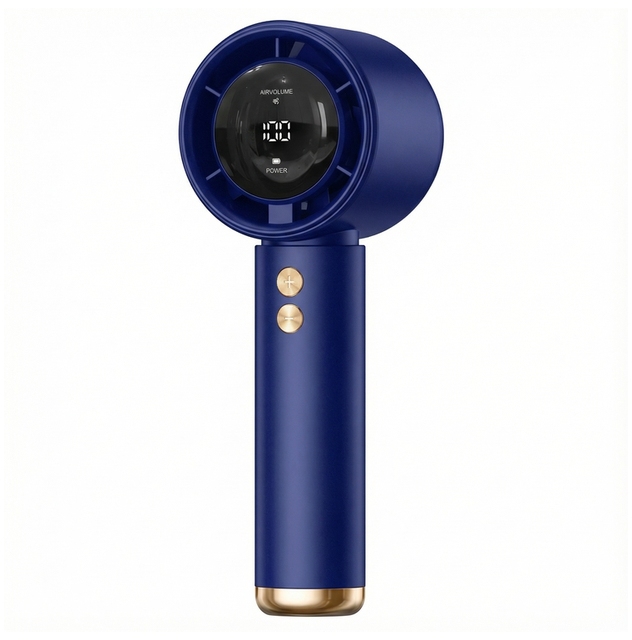 Outdoor Led Display 1-100 Speed Adjustable 3000mAh Usb Rechargeable Portable Desk Small Little Mini Handheld Fan