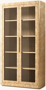Libreria di Lusso in Legno Massello Stile Americano RH, Vetrina e Mobile Contenitore - Product Image 3