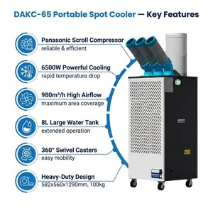 Portable <b>AC</b> 18000 BTU High Performance Outdoor & Commercial Use Movable Air Conditioner High-Efficiency 22000 BTU Cooling Power - Product Image 4