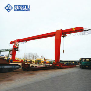 رافعة جسرية خارجية بقدرة رفع 10 طن و20 طن، رافعة جسرية أحادية العارضة بساق على شكل حرف L مع تحكم عن بعد - Product Image 3