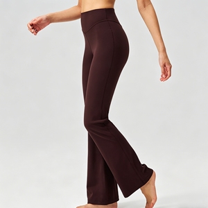 High Waist V-Back Flare Yoga Pants <b>with</b> <b>Pockets</b>, Tummy Control & Butt Lifting <b>Workout</b> <b>Leggings</b> for Women - Product Image 3