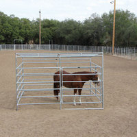 Box à chevaux portable en acier galvanisé avec toit, écurie portable pour chevaux