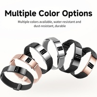 Slim polsbandhorloge voor heren voor gezondheidsmonitoring Elektronische klok Sportpolsband Slaapstressmonitoring Waterdicht horloge