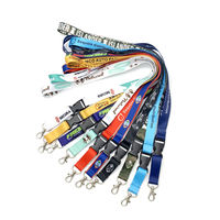 Cordons de cou personnalisés en polyester écologique et durable avec impression sérigraphique de logo, porte-badges d'identification, vente en gros directe usine pour entreprises