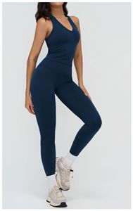 ชุดโยคะ เสื้อกล้ามแขนยาวพิมพ์ลายสำหรับผู้หญิง ระบายอากาศได้ดี น้ำหนักเบา กางเกงขาสั้นเอวสูงทรง Biker พร้อมโลโก้ด้านหน้า ผลิตจากผ้าสแปนเด็กซ์/ไนลอน - Product Image 6