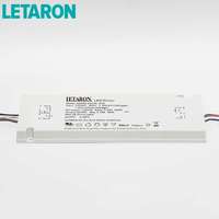 Alimentation LED Letaron 48W à double sortie AC-DC / Certifiée CUL pour éclairage LED en plastique anti-buée 100-120VAC 12V/24V