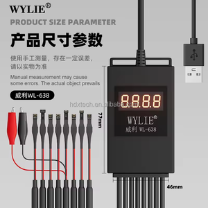 Câble d'alimentation intelligent USB WL-638 Wylie avec interface d'entrée pour <span class=keywords><strong>iPhone</strong></span> 6G-15 Pro Max, reconnaissance précise du courant - Product Image 6