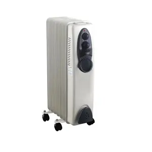Custom Services 540*170*665cm 11 Fin 2500w Wall Mounted Electric Thermostat Filled Radiator Oil Heater
