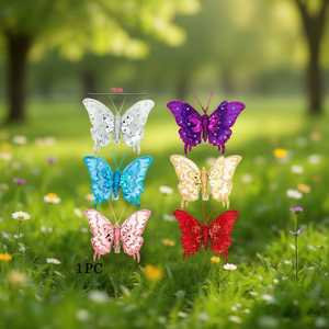 Ilan Mariposa Con Pinza 8Cm Multicolor Fermaglio per Capelli - Product Image 2