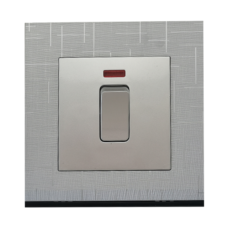 VNX 1G UK Silver 20A 250V High Quality Switch for Water Heater Wall Switch