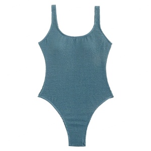 Maillot de bain une pièce sexy pour femmes, plissé, à rayures, de haute qualité, personnalisé en 3D, pour les vacances, vêtements de plage - Product Image 3