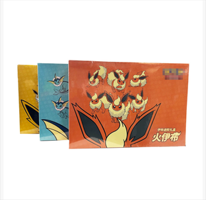 Hvatabox Authentique Chinois rare Eau Feu et Tonnerre Evoli <span class=keywords><strong>Coffret</strong></span> Cadeau Avancé <span class=keywords><strong>Vmax</strong></span> Flash Card Pokemoned Cards Booster Box - Product Image 1
